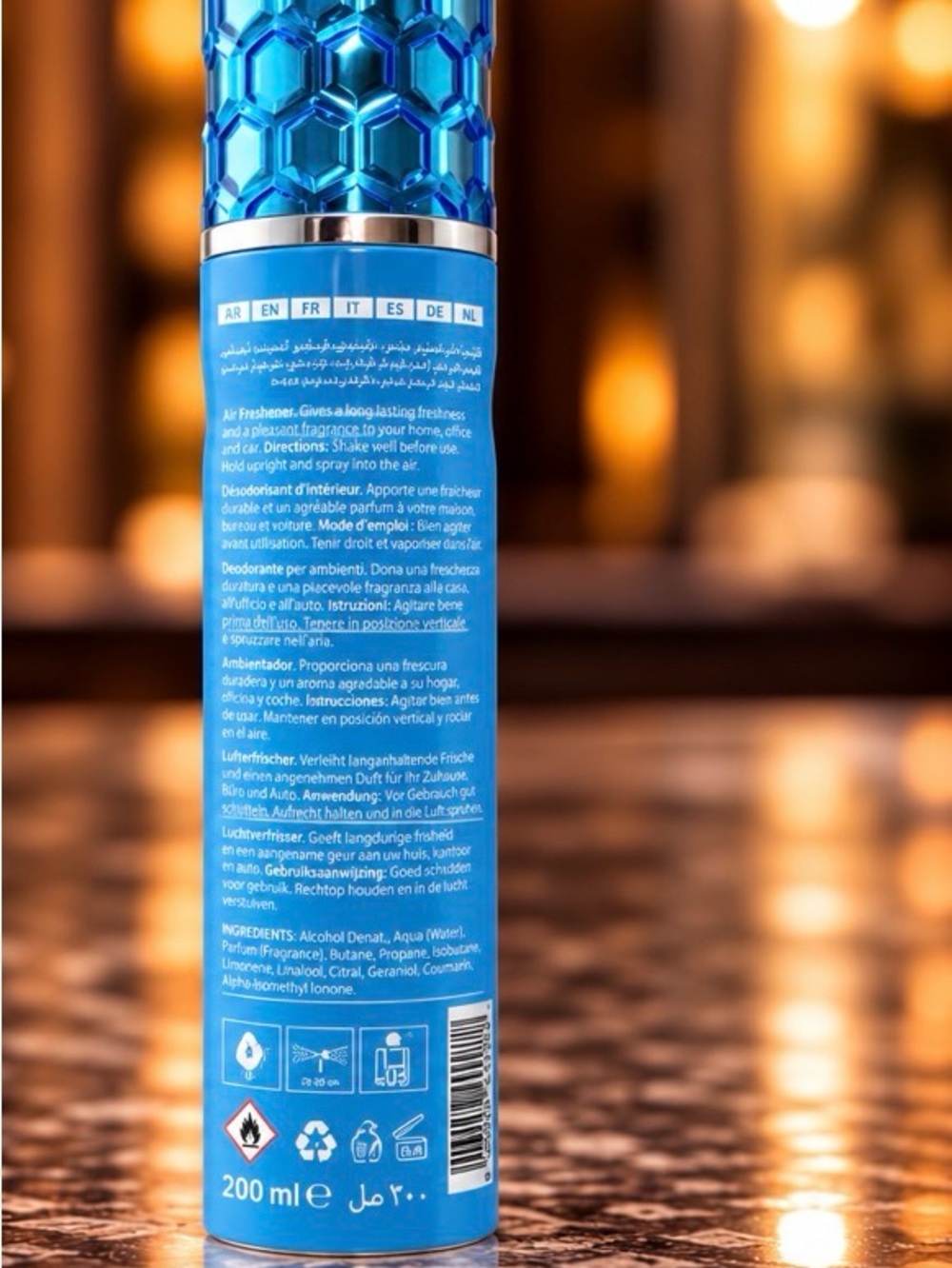 Brahma Reham Blue Floral Air Freshener Spray